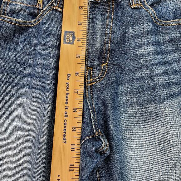 Lee Dungarees Women Jeans 26x28 Relaxed Bootcut Western Cowboy Style Faded Denim - Picture 7 of 10